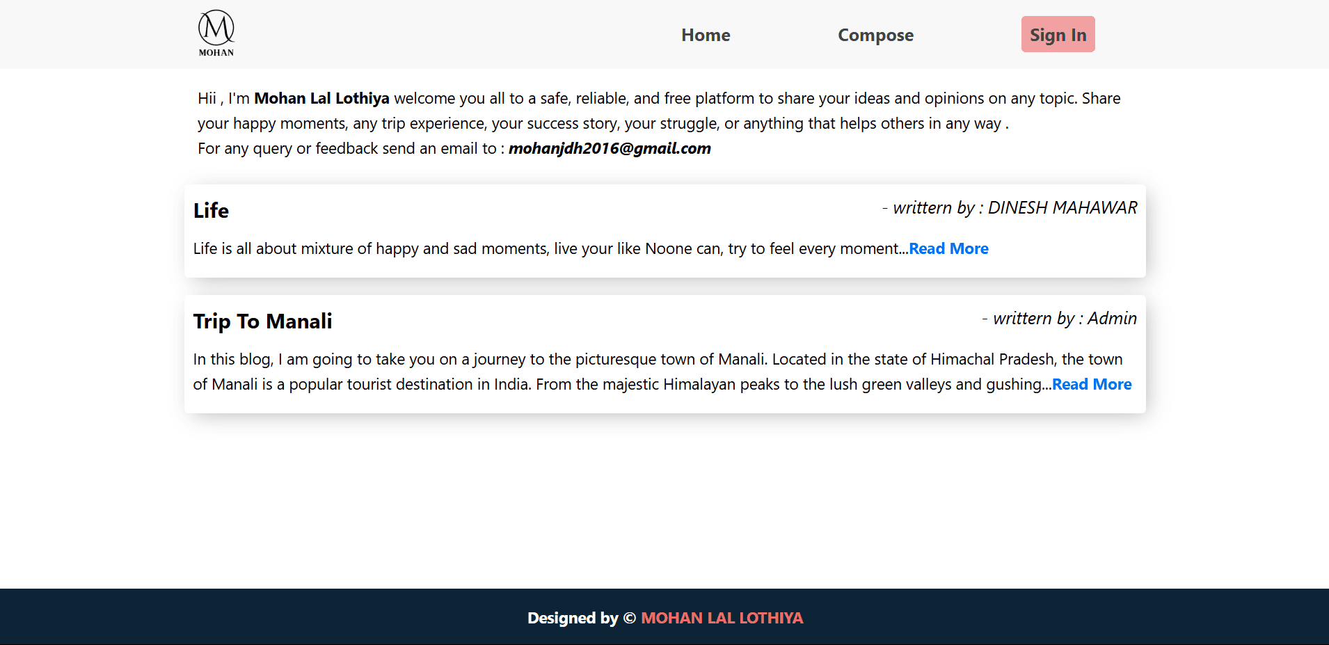 design website